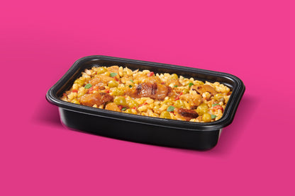 Miss Olive’s Chicken Tikka Masala & Rice Meal, 6 Pack (6/9.9 oz Trays) – Heat & Serve Microwave Meals – K12 Compliant, Nutritious Ready-to-Eat Entrées – Convenient Lunch & Dinner, Made with Tender Chicken & Aromatic Spices
