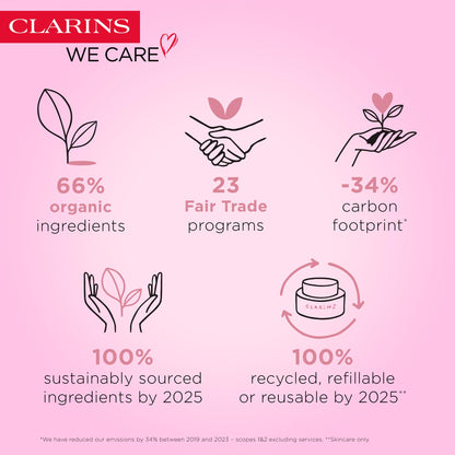 Clarins Bright Plus Serum | Visibly Brightens and Boosts Radiance | Evens Skin Tone | Targets Dark Spots | Contains Vitamin C and Niacinamide | All Skin Types | 1 Fluid Ounce