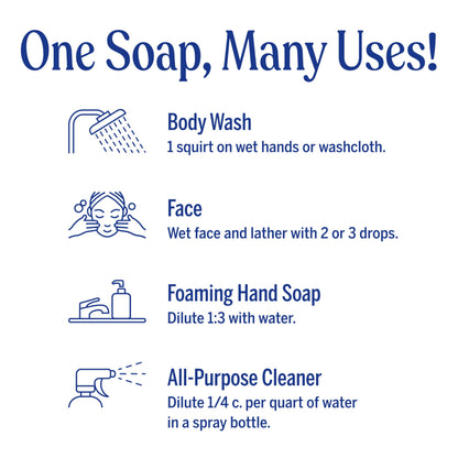 Dr. Bronner’s - Pure-Castile Liquid Soap (Baby Unscented, 32 Ounce)