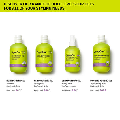 DevaCurl Light Defining Gel Soft Hold Non-Crunch Styler | Non-Flaking Formula | Brings Natural Texture | All Curl Types