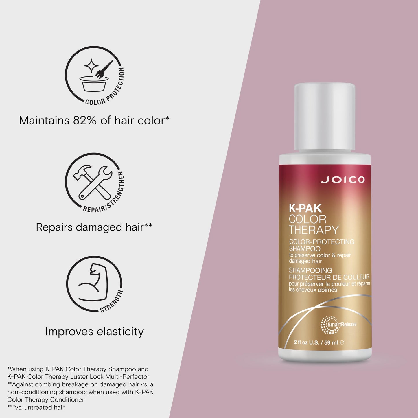 K-PAK Color Therapy Color-Protecting Shampoo 2 oz