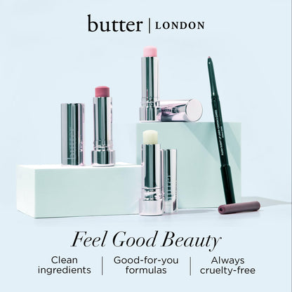 butter LONDON Lippy Lip Scrub Stick, Sugar Buttercream - 100% Natural Sugar-Based Lip Scrubber Exfoliator Nourishes, Hydrates & Lightens Dry & Dark Lips - Lip Care for Smooth & Fresh-Looking Lips