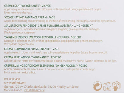 Guinot Bioxygene Oxygenating Radiance Cream for Face, 1.6 oz