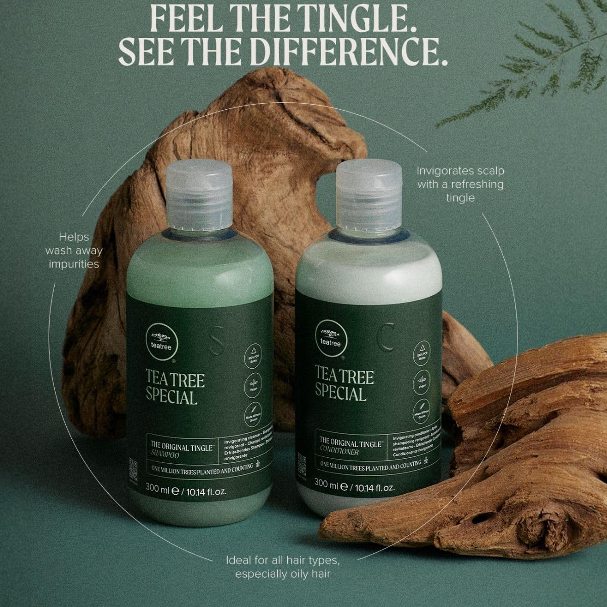 Tea Tree Special Shampoo, Deep Cleans, Refreshes Scalp, For All Hair Types, Especially Oily Hair