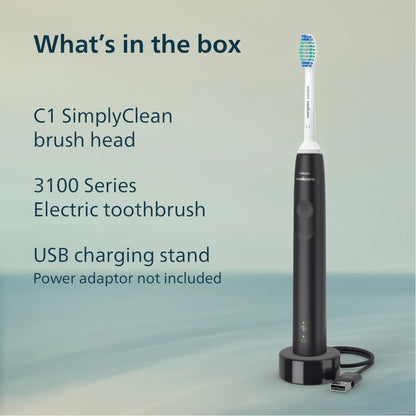 Phillips Sonicare Sonicare ProtectiveClean Removes up to 7x More Plaque, Long lasting 4 day Battery Life Rechargeable Electric Toothbrush, White/Grey