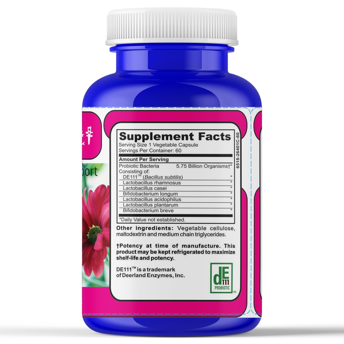 Probiotics for Women Supplement – Feminine & Vaginal Probiotics with Cranberry – Daily Women’s Probiotic Capsules for Vaginal Flora, Urinary & Digestive Support – 60 Capsules