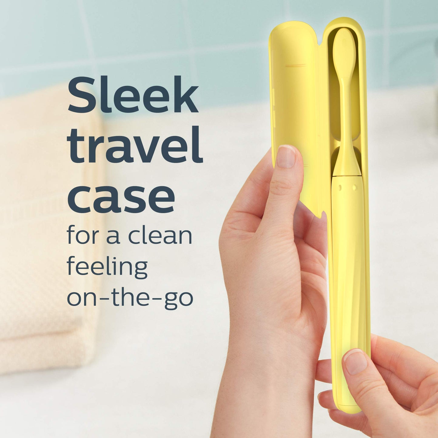 Philips Sonicare Battery Toothbrush, Mango Yellow, HY1100/02