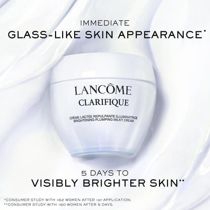 Lancôme Clarifique Brightening Duo Gift Set – Limited Edition – Pro-Solution Serum 1.0 fl. oz. & Plumping Milky Cream 1.7 fl. oz. – Targets Dark Spots & Post-Acne Marks – Radiant Skin Set