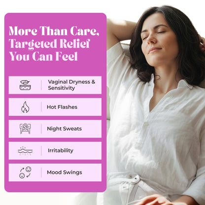PURE WOMAN - Pause-Me-Not Suppositories - Menopausal Symptom Relief - Natural Ingredients - Relieves Hot Flashes & Vaginal Dryness - Promotes Stable Mood - Enhanced Vaginal Relief - 10 Pk
