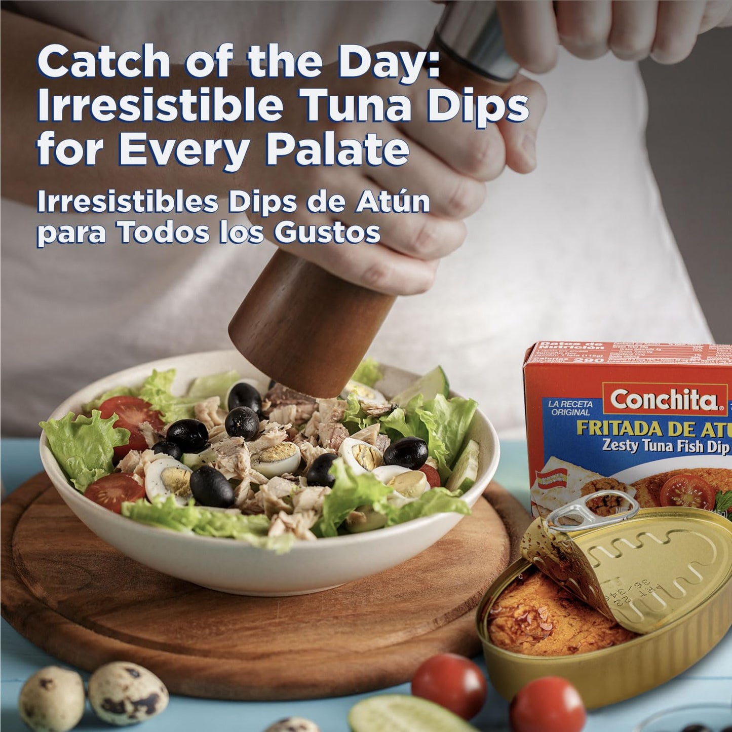 Conchita Zesty Tuna Fish Dip, 4 oz - Bold Seafood Flavor, Ideal for Crackers, Breads, and Veggies