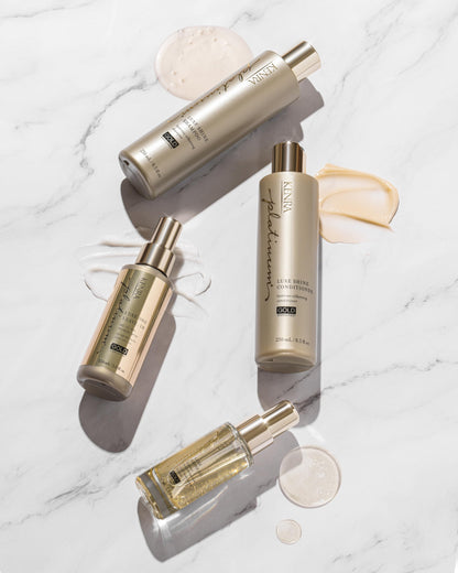 Platinum Luxe One Leave-In | All-In One Miracle Spray | Enriched with Precious Gold | Opulent Slip & Shine | Thermal/Heat Protection | Medium To Coarse Hair