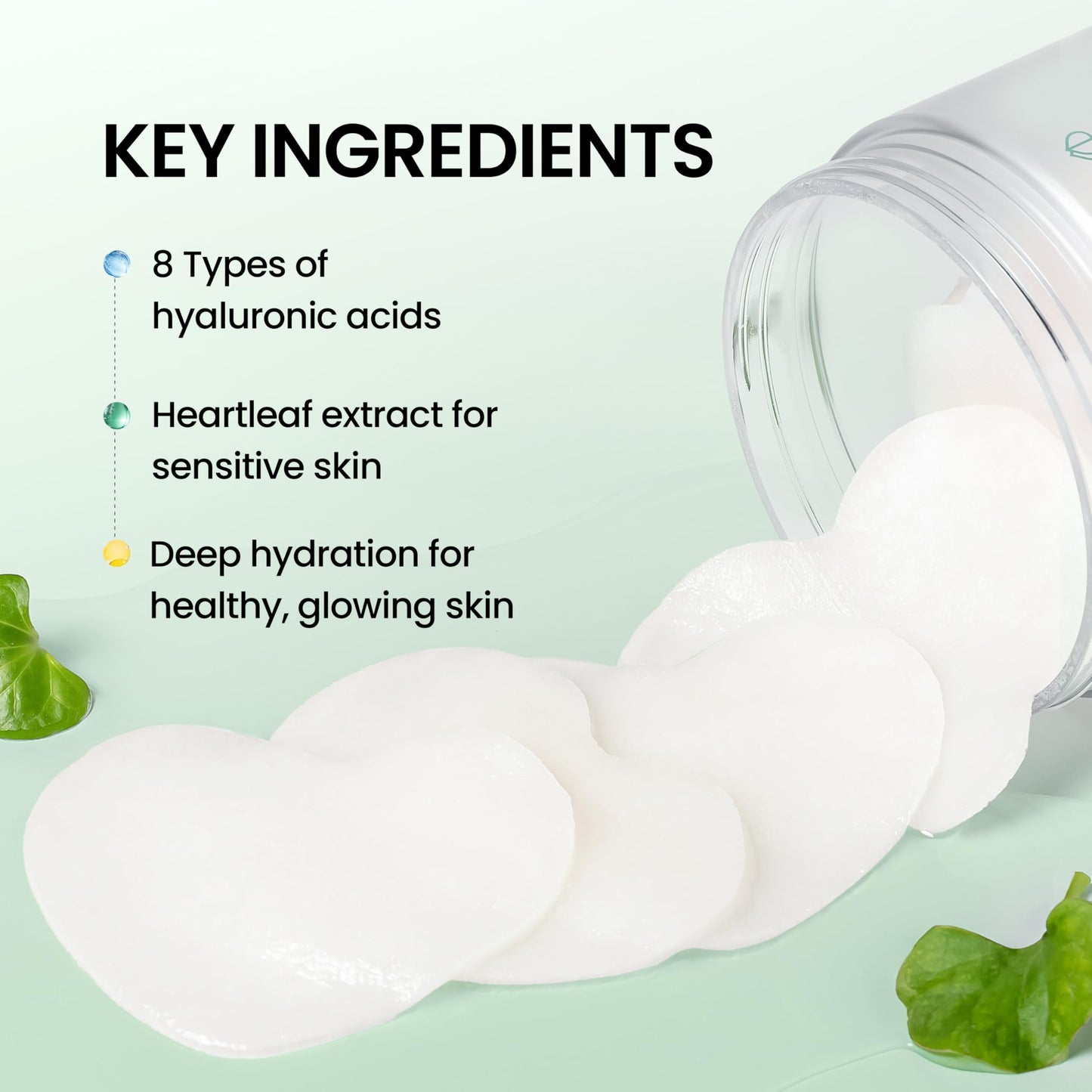 NEOGEN DERMALOGY Real Heartleaf Soothing Daily Pad, Heartleaf Toner Pad/40Pads