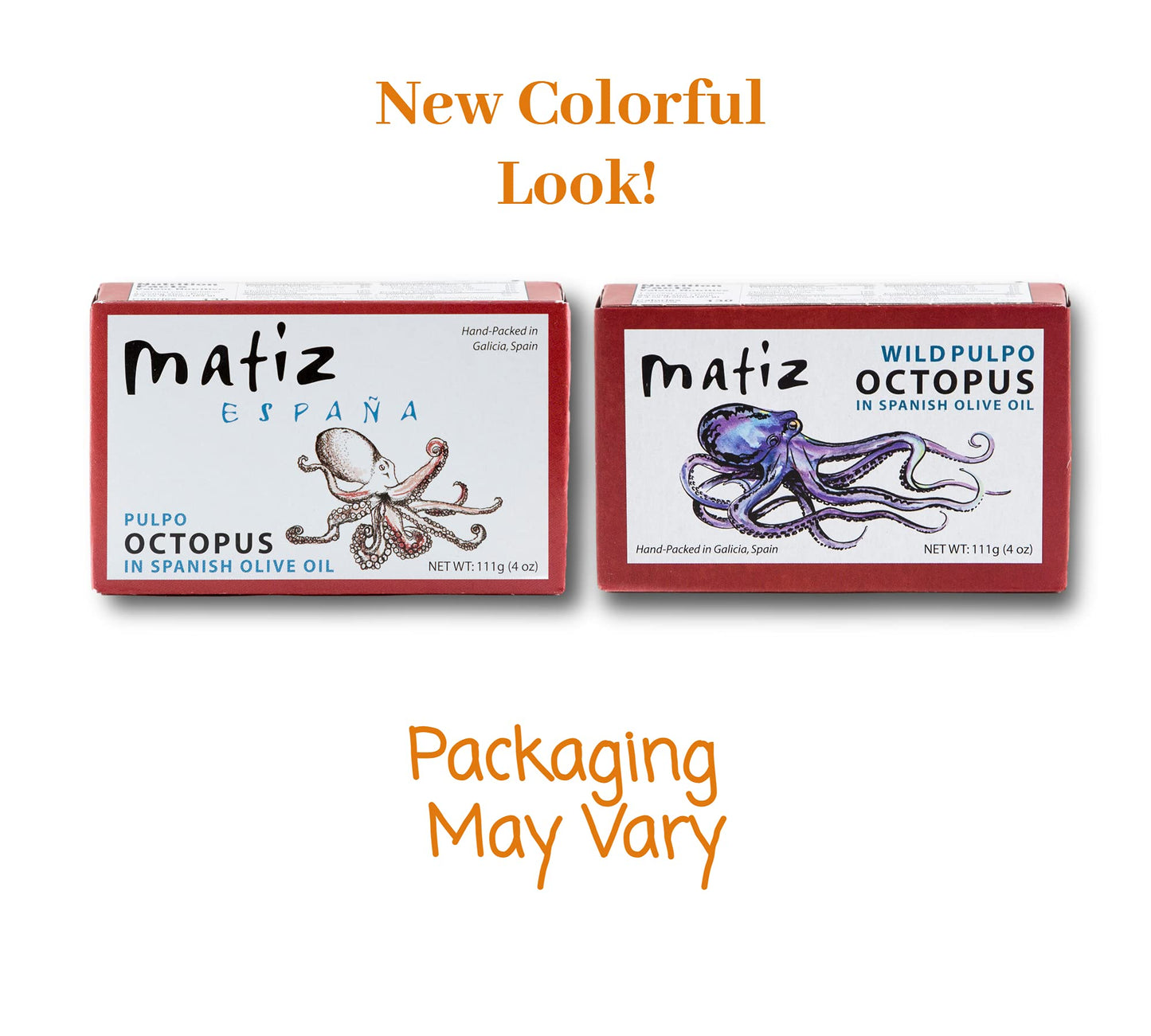 Matiz Pulpo Wild-Caught Pulpo Spanish Octopus in Olive Oil 4.0 Oz
