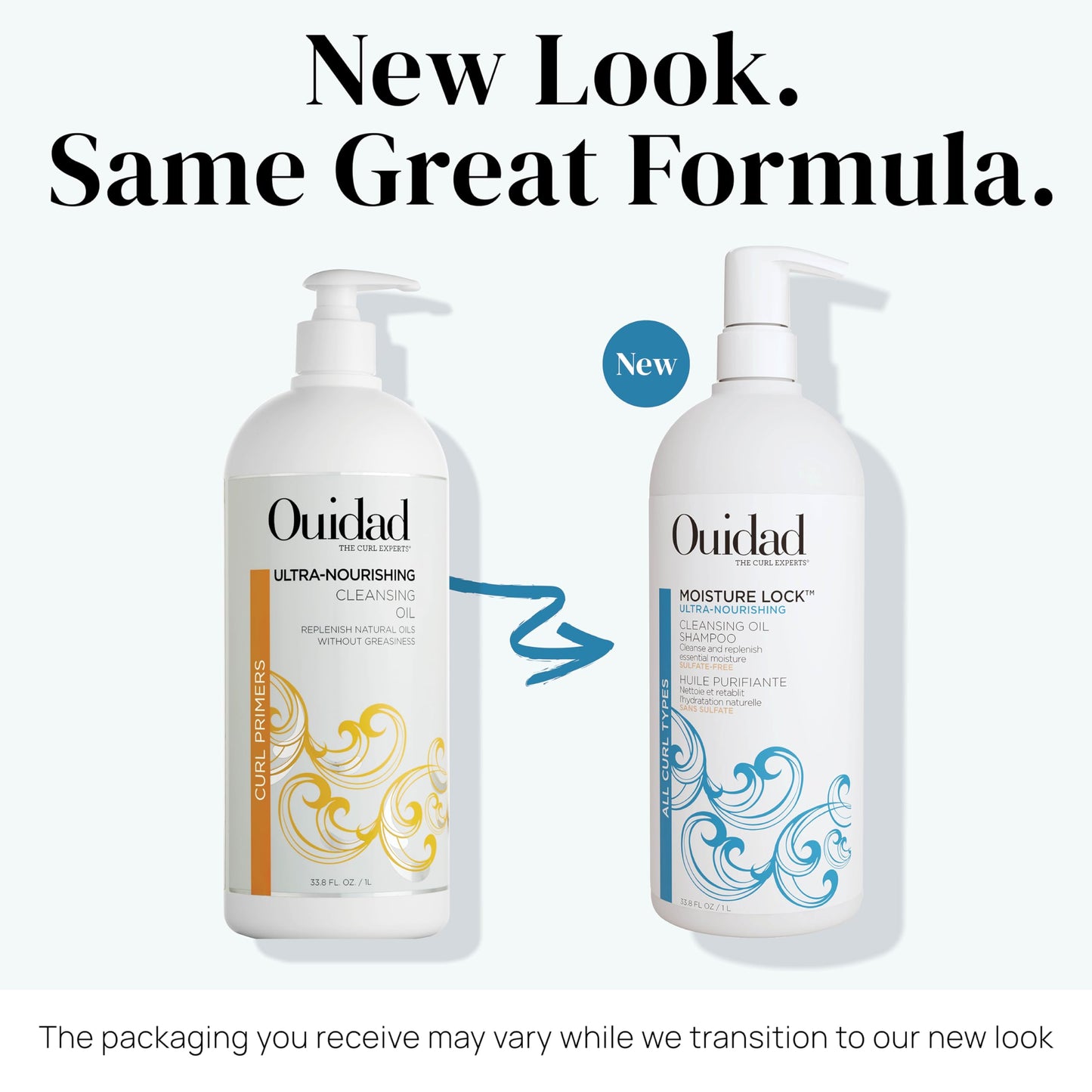 Ouidad Moisture Lock Ultra Nourishing Cleansing Oil Shampoo for Curly Hair – Gently Cleanses, Moisturizes and Rehydrates Dry, Damaged Curls and Scalp, Sulfate-Free, For All Curl Types