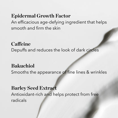 BIOEFFECT EGF Power Eye Cream | Intensive Age-Defying Eye Treatment with Epidermal Growth Factor + Bakuchiol + Niacinamide for Wrinkles, Dark Circles & Puffiness | 15 mL / 0.51 oz