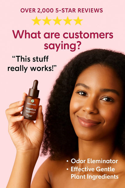 Vagelixir Yoni Elixir – Restores pH Balance, Deodorizes & Moisturizes, Prebiotic, Organic Herbal Soothing Blend for Sensitive Vaginal Care, Toxin-Free Formula. EST. 2015