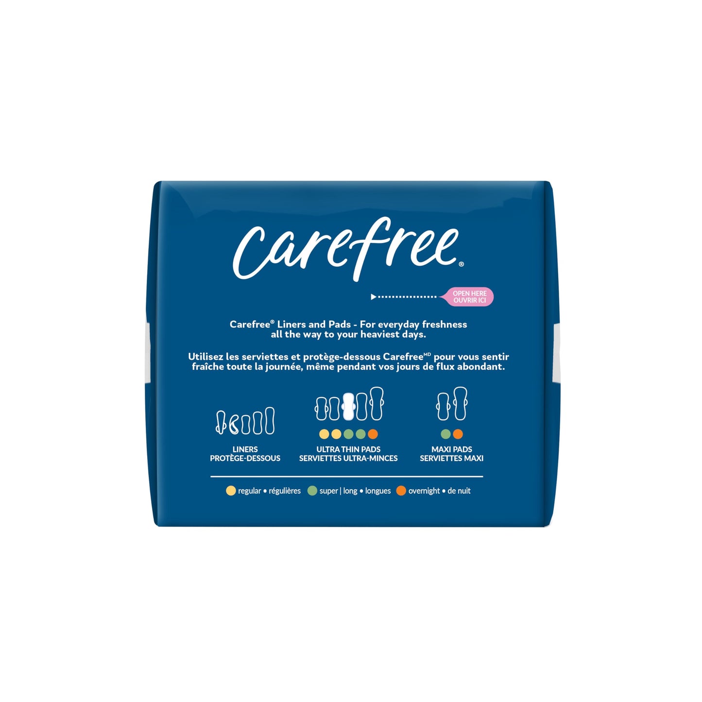 Carefree Ultra Thin Pads for Women, Super/Long Pads with Wings, 84ct (3 Packs of 28ct) | Carefree Feminine Care, Period Care & Postpartum | 84ct (3 Packs of 28ct)