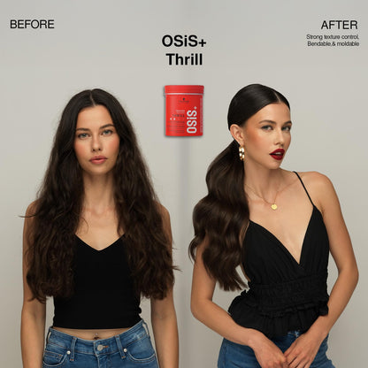 OSiS+ Thrill Fibre Gum - Medium Hold Flexible Style Control with Natural Shine