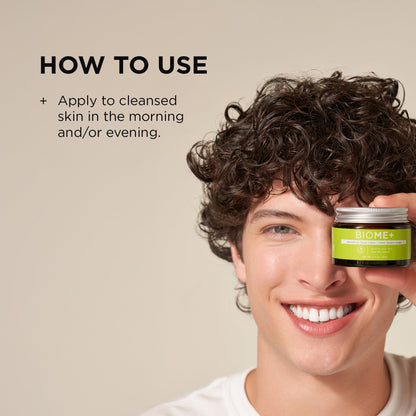 IMAGE Skincare, BIOME+ Smoothing Cloud Crème, Microbiome Friendly Face Night Cream, Supports Skin Moisture Barrier