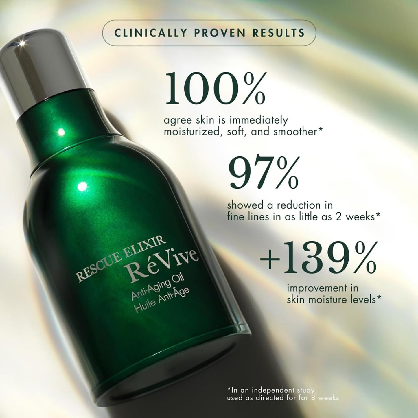 RéVive Anti Aging Face Oil - Rescue Elixir Overnight Face Oil Moisturizer - Helps Improve Skin Barrier & Reduces Fine Lines - Plumps & Smooths Skin with Murumuru Butter & Bio-Renewal Peptides (30 ml)