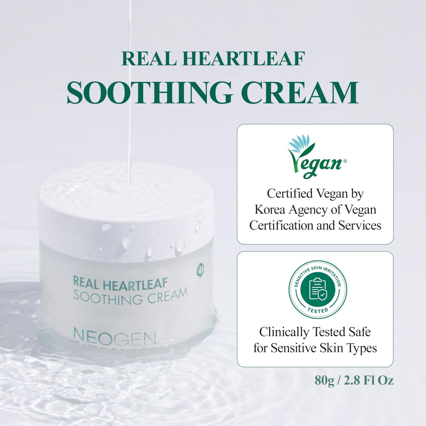 DERMALOGY by NEOGENLAB Real Heartleaf Soothing Cream 80g