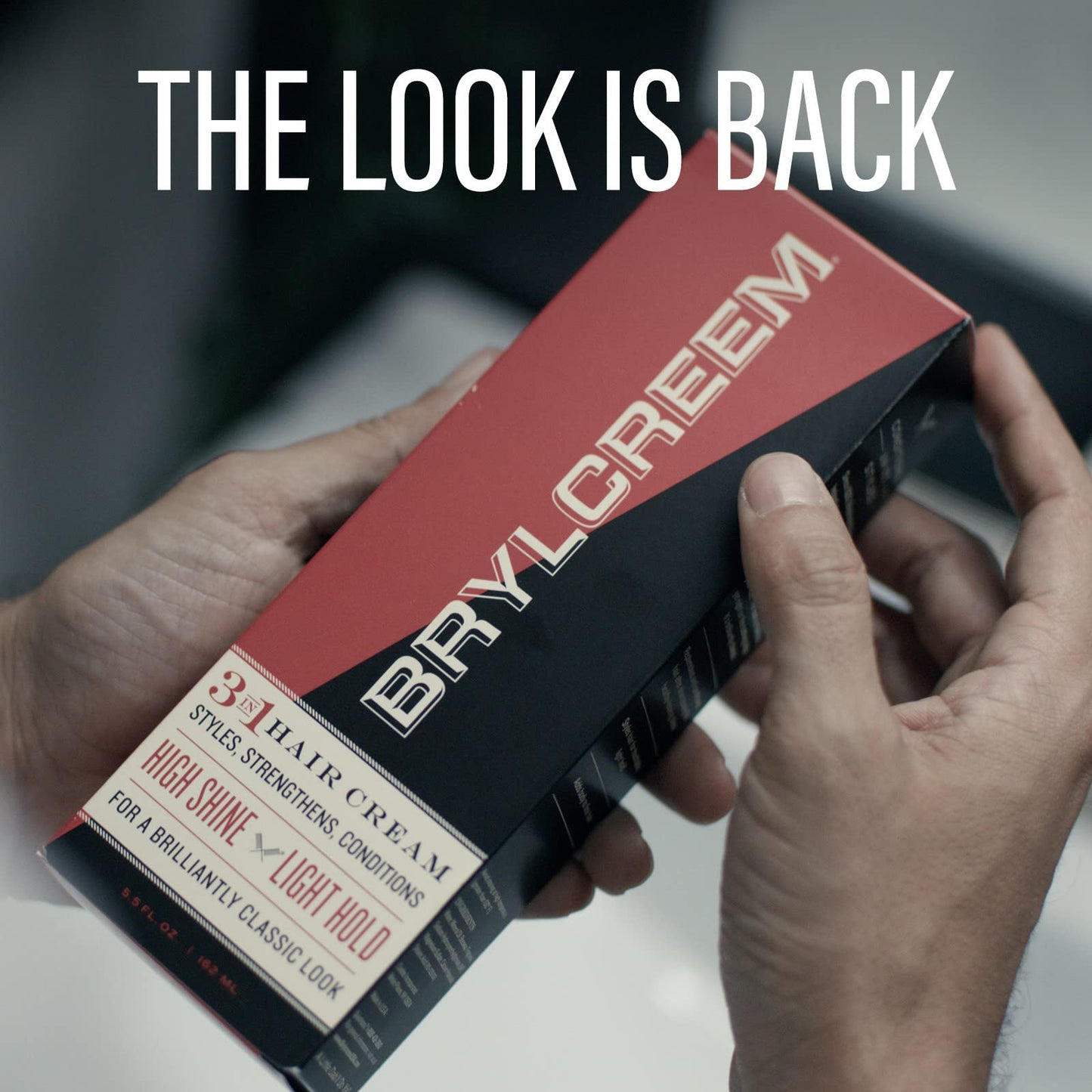 Brylcreem 3-in-1 Original High Shine Men's Hair Cream for Styling, Strengthening, and Conditioning, Alcohol-Free, 5.5 Ounce (Pack of 2)