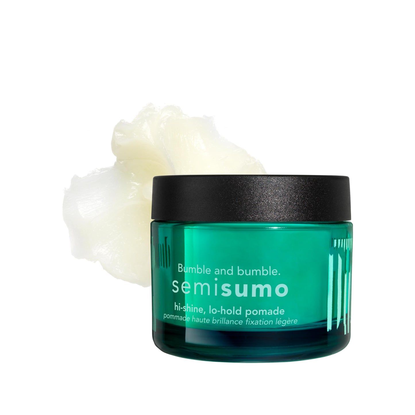 Bumble and bumble. Semisumo Hi-Shine Hair Pomade | Creates Definition | Anti Frizz | Subtle Hold, Hi-shine Finish | For Medium to Thick Curly, Wavy, Straight Hair, 1.5 Ounce