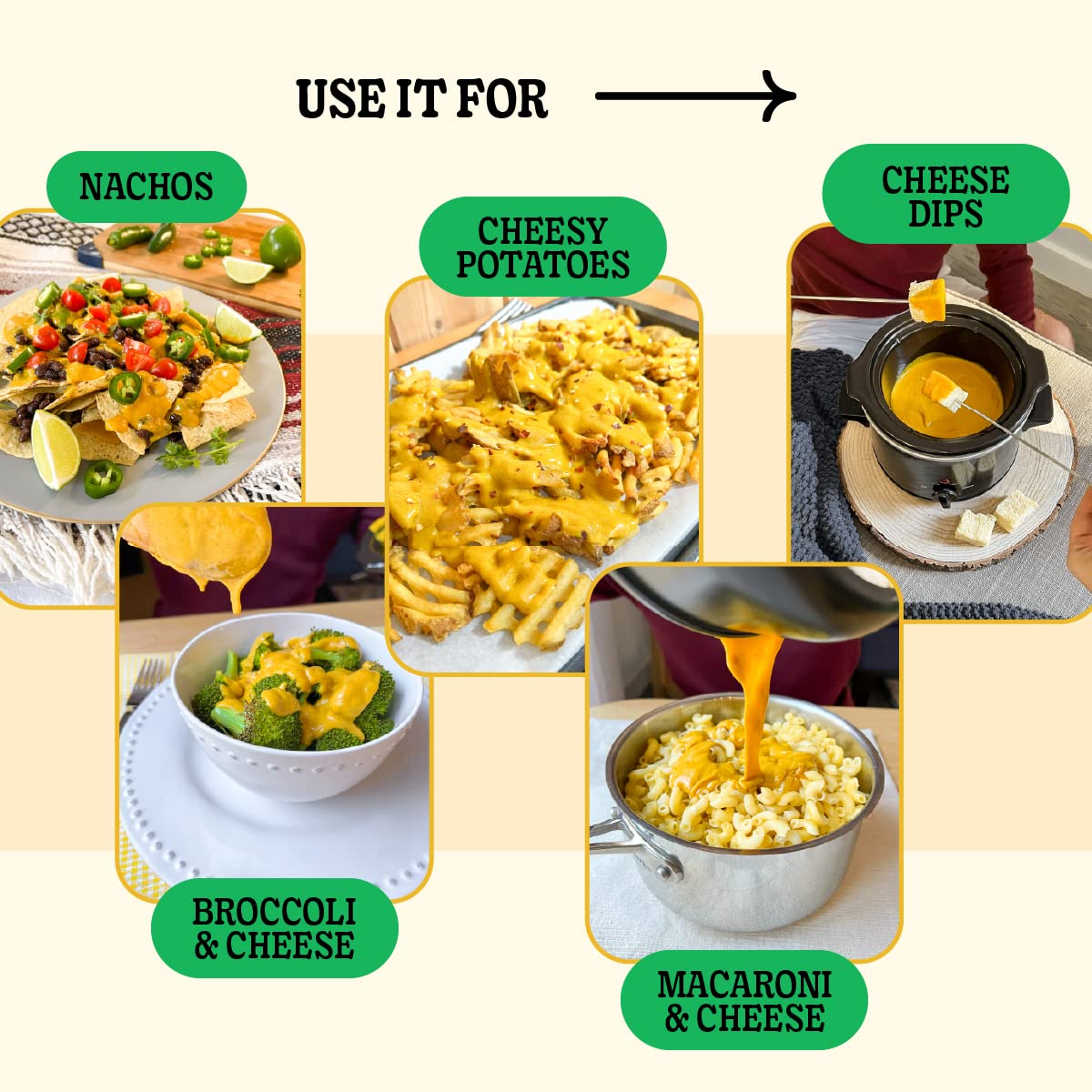 GrownAs Vegan Cheese Powder, 1 lb. - Dairy Free, Non-GMO Cheddar Seasoning for Vegan Mac & Cheese, Nachos, Organic, Non-Dairy, Sugar & Soy Free - Better Than Nutritional Yeast
