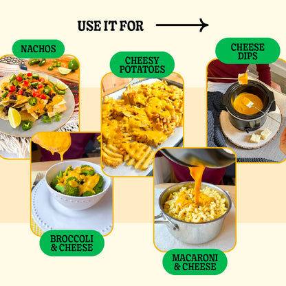 GrownAs Vegan Cheese Powder, 1 lb. - Dairy Free, Non-GMO Cheddar Seasoning for Vegan Mac & Cheese, Nachos, Organic, Non-Dairy, Sugar & Soy Free - Better Than Nutritional Yeast