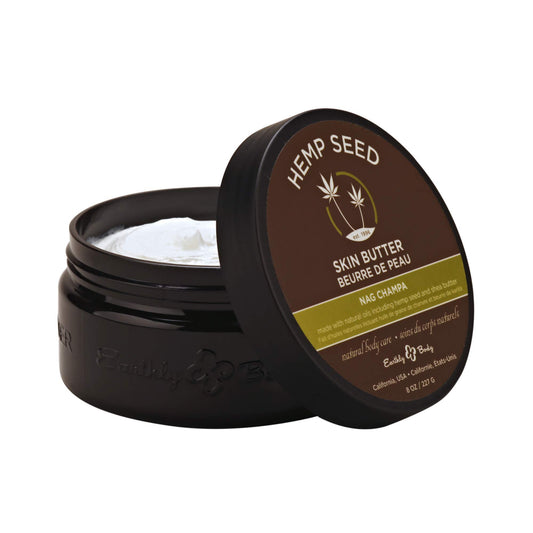 Hemp Seed Skin Butter - 8 oz. - Total Body Moisturizer - Hemp Seed Oil, Jojoba Oil, Shea Butter - Vegan & Cruelty Free