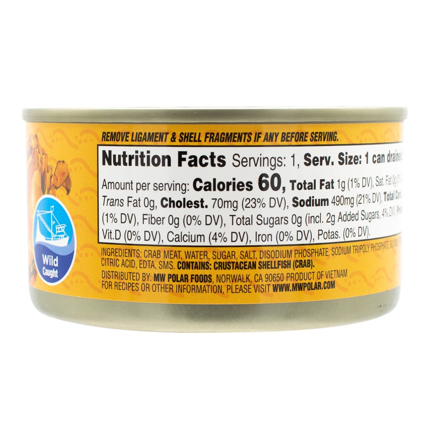 MW Polar Fancy Lump Crab Meat 5oz (Pack of 1)