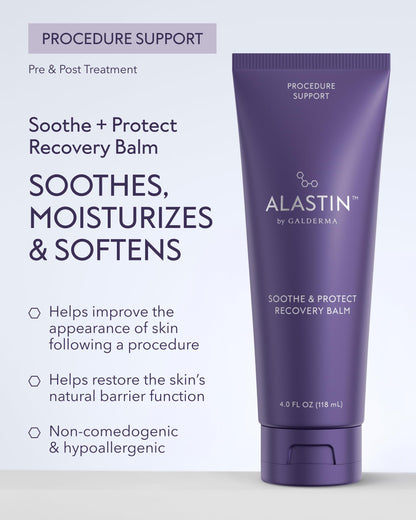 ALASTIN Skincare Soothe + Protect Recovery Balm (4 oz) | Post-Treatment Recovery Moisturizing Cream | Hydrating & Soothing Body Moisturizer