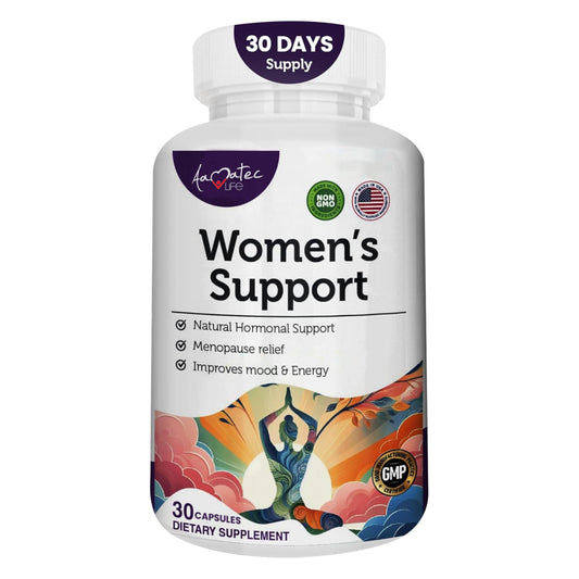 Women’s Support Supplement- Natural Hormone Regulation- Menopause Support Supplement- Estrogen Rich Supplement- Active Ingredients Pills to Help Balance Hormones Non-GMO