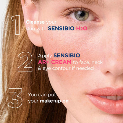 Bioderma Sensibio AR+ Cream, Facial Redness Relief Lotion for Sensitive Skin, Soothing and Moisturizing Care