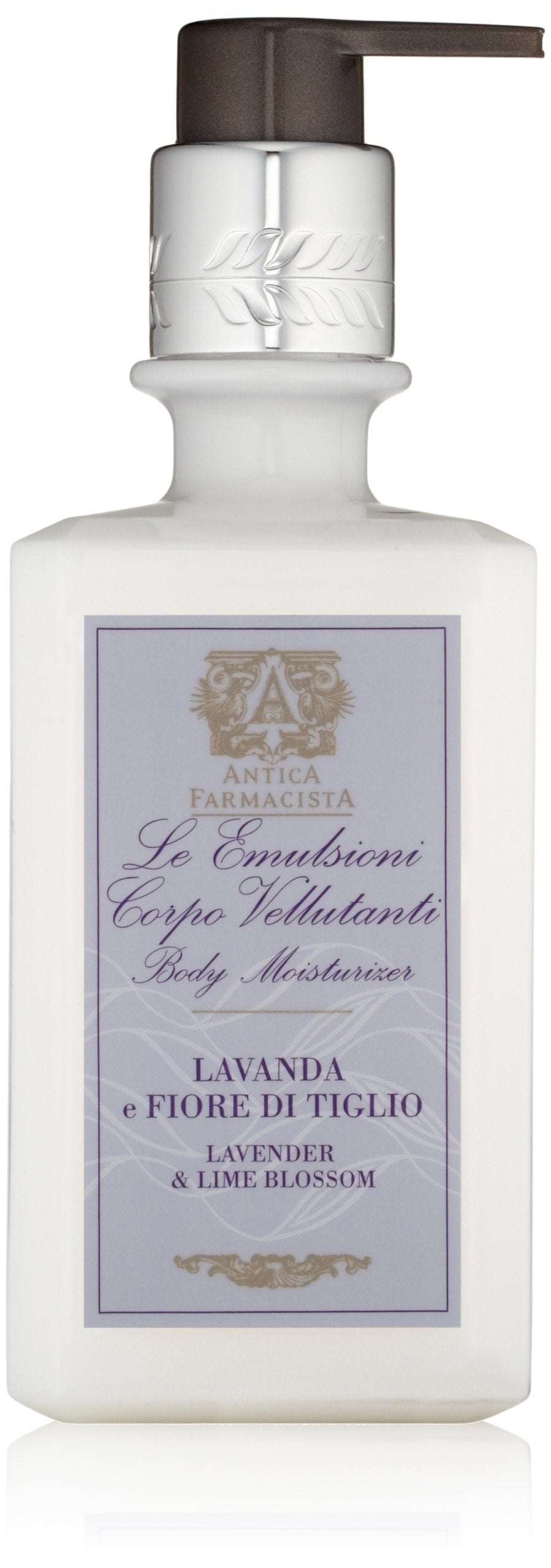 Antica Farmacista Body Moisturizer - Scented Moisturizing Lotion with Aloe Vera, Green Tea & Sweet Almond Oil - Luxury Gift for Any Occasion - Lavender & Lime Blossom, 10 fl oz