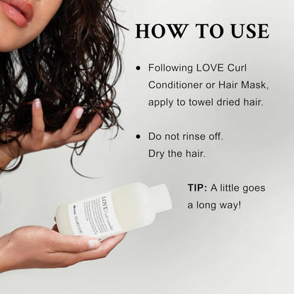 Davines LOVE Curl Controller, Relaxing Anti-Frizz Effect Cream for Wavy and Curly Hair - Defines Texture, Leaving Soft, Light & Elastic Curls even in High Humidity with Almond Extract, 5.07 Fl Oz