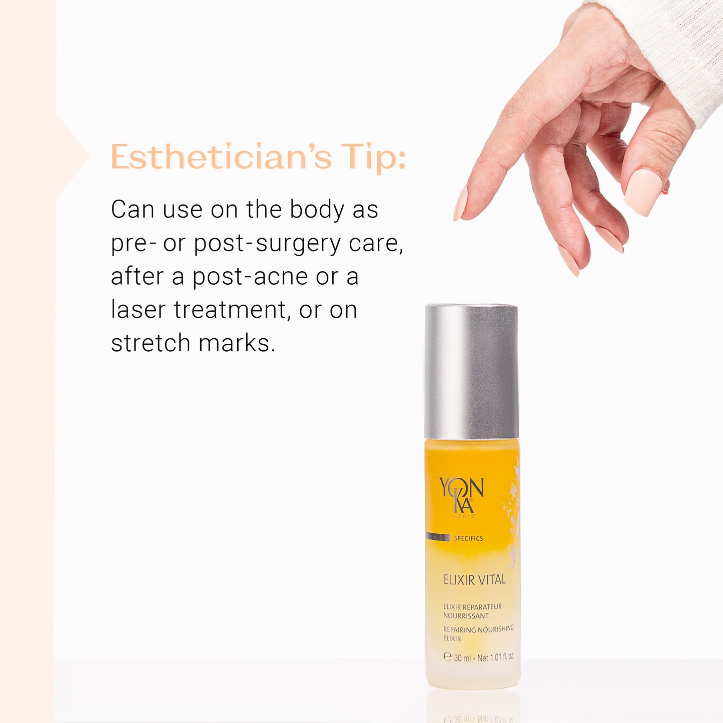 Yon-Ka Elixir Vital Concentrate | Revitalizing Anti-Aging Treatment to Moisturize and Remineralize Skin | Vitamin-Packed Anti-Wrinkle Serum | Paraben-Free | 1.01 fl oz