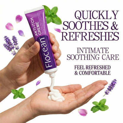 Anti-Itch Creme, Intimate Skin Moisturizer for Women, Natural Vulva Cream for Dryness, Dermatologist Recommended - NON Estrogen Cream