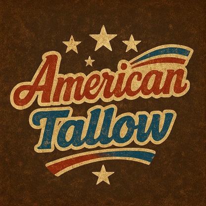 American Tallow, 100% Grass-Fed, Pasture-Raised, Non-GMO Beef Tallow, Premium Cooking Oil & Seed Oil Alternative, Healthy Traditional Fat,14 oz Glass Jar, Made in USA