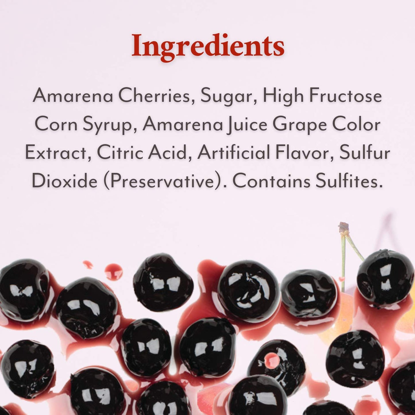 Roland Foods Whole Pitted Amarena Cherries in Syrup, Specialty Imported Food, 6.83 Pound Can, Pack of 1