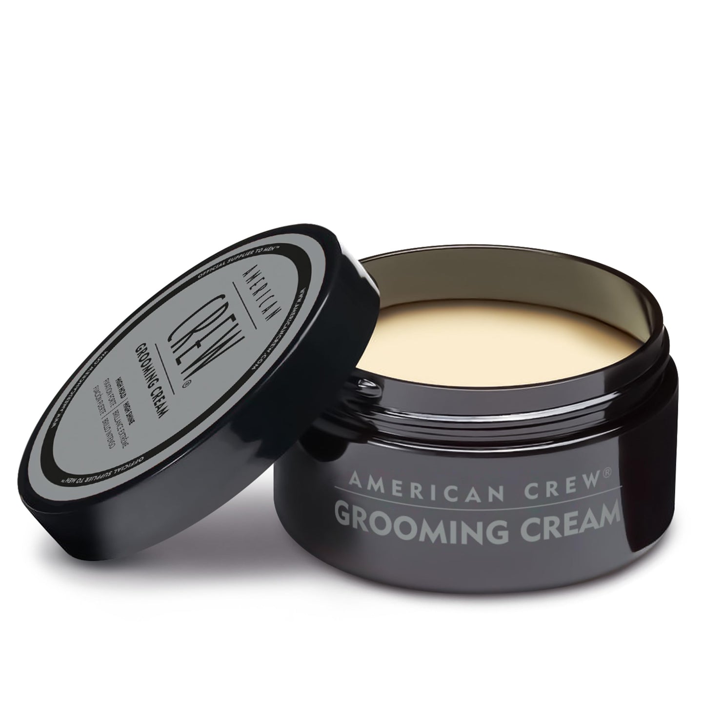 AMERICAN CREW Men's Grooming Cream,Like Hair Gel with High Hold & High Shine,3 oz,(Pack of 2)