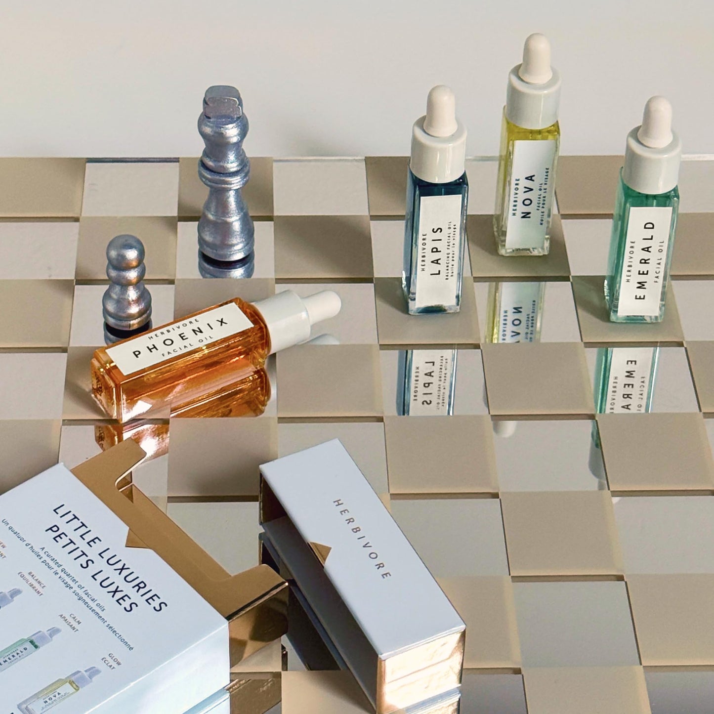 HERBIVORE Minis Gift Set | Best Sellers Skincare Collection Plant-based, Vegan, Cruelty-free