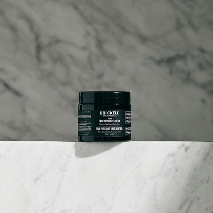 Brickell Men's Retinol Face Moisturizer Cream For Men, Natural & Organic, Anti-Wrinkle Face Night Cream with Retinol & Hyaluronic Acid To Reduce Fine Lines and Even Skin Tone, Fragrance-Free, 2 Ounce