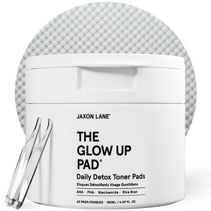 Rice Toner Pads Korean Skin Care Daily Exfoliating Pads for Face: THE GLOW UP Centella AHA PHA Niacinamide Brightening Toner for Mens Skincare, Facial Cleansing, Acne Pores, Dark Spots & Skin Radiance