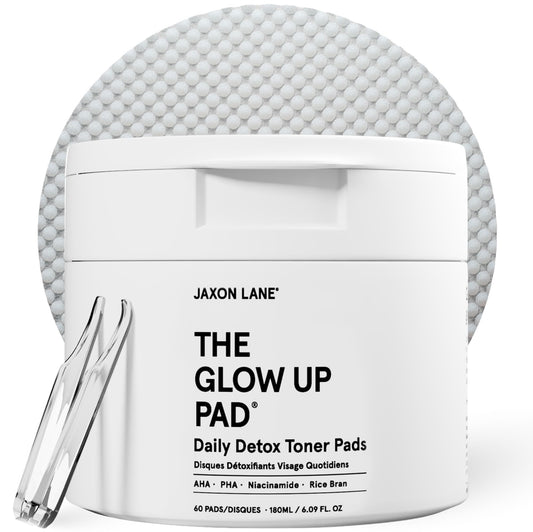Rice Toner Pads Korean Skin Care Daily Exfoliating Pads for Face: THE GLOW UP Centella AHA PHA Niacinamide Brightening Toner for Mens Skincare, Facial Cleansing, Acne Pores, Dark Spots & Skin Radiance