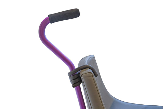 Crutcheze Cane Holder 3 Pack – Flexible Wrap Clip for Walking Sticks – for Walkers, Rollators, Scooters – Keeps Canes Within Reach – Lightweight Cane Accessory