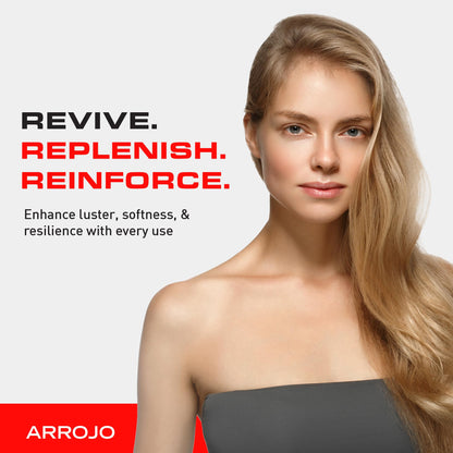 Arrojo Hair Repair Treatment, 5.1 fl oz – Cruelty-Free, Paraben-Free Sulfate-Free Hair Conditioner Mask with Keratin, Avocado & Coconut Oil – Ideal for Dry, Damage & Color-Treated Locks