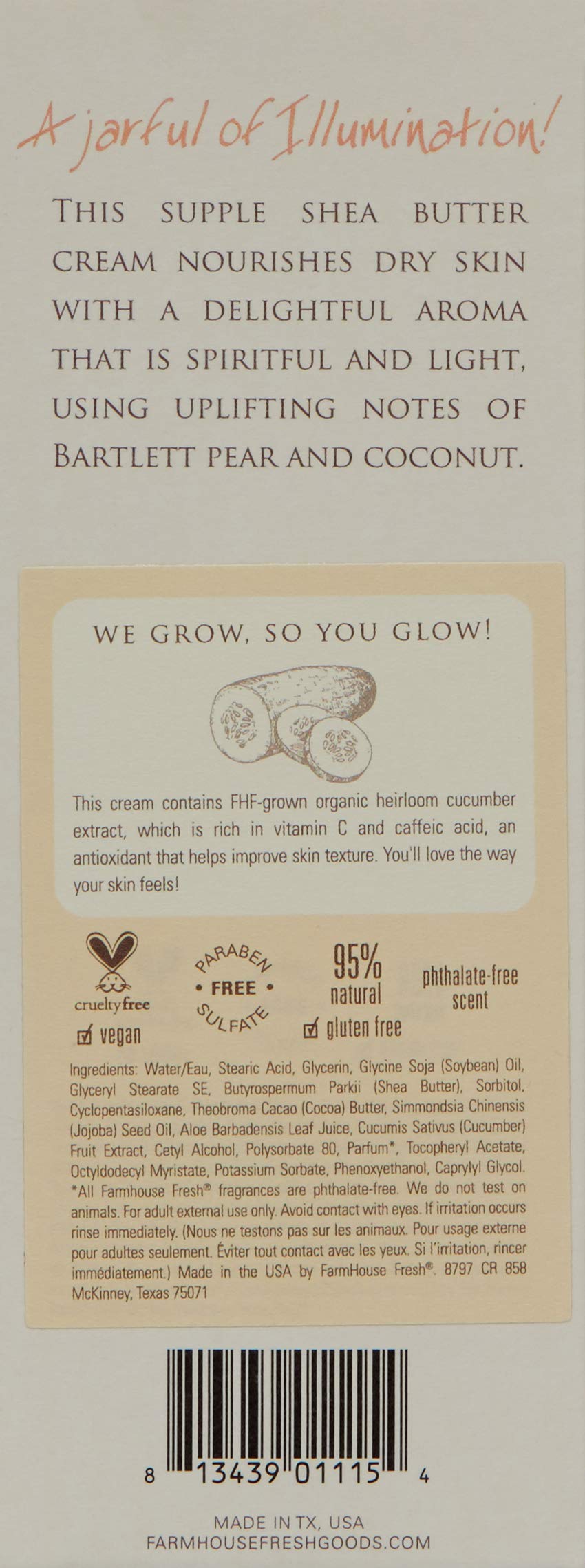FarmHouse Fresh Raibow Road Shea Butter for Body, 8 Fl Oz