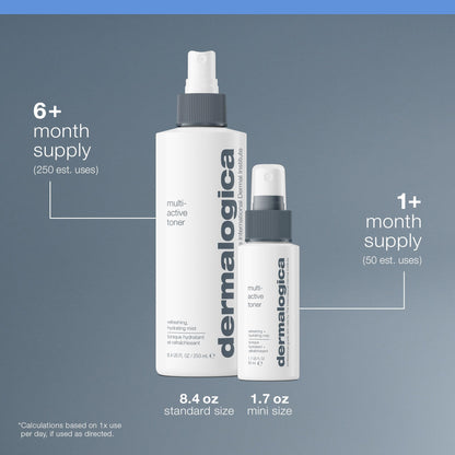 Dermalogica Multi-Active Toner, Facial Spray for Hydrating, Calming, Refreshing - Help Condition Skin and Prepare For Moisture Absorption