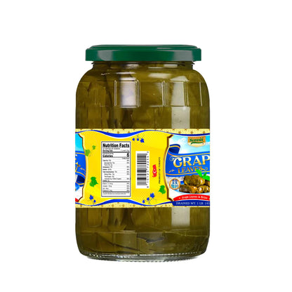 Sanniti Grape Leaves in Brine | Net Weight 32 oz | Drained Weight 1 lbs